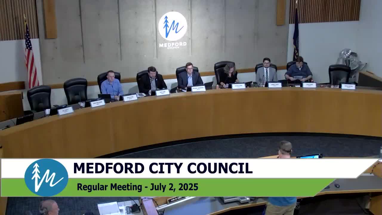 Public commenter urges Medford council to require police to perform rescue breathing during overdoses