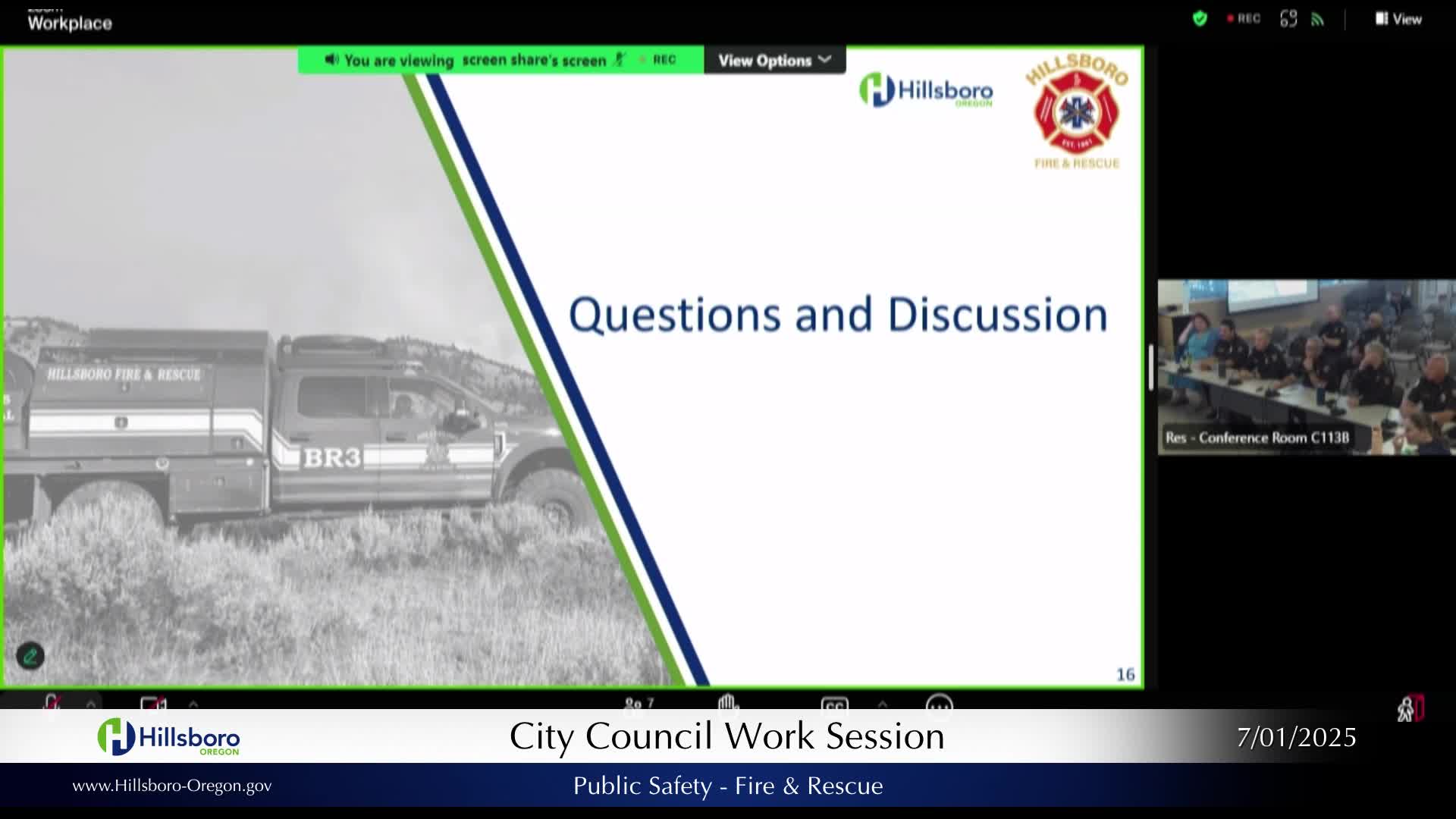 Hillsboro Fire & Rescue reviews five‑year data, plans Station 9 staffing in January