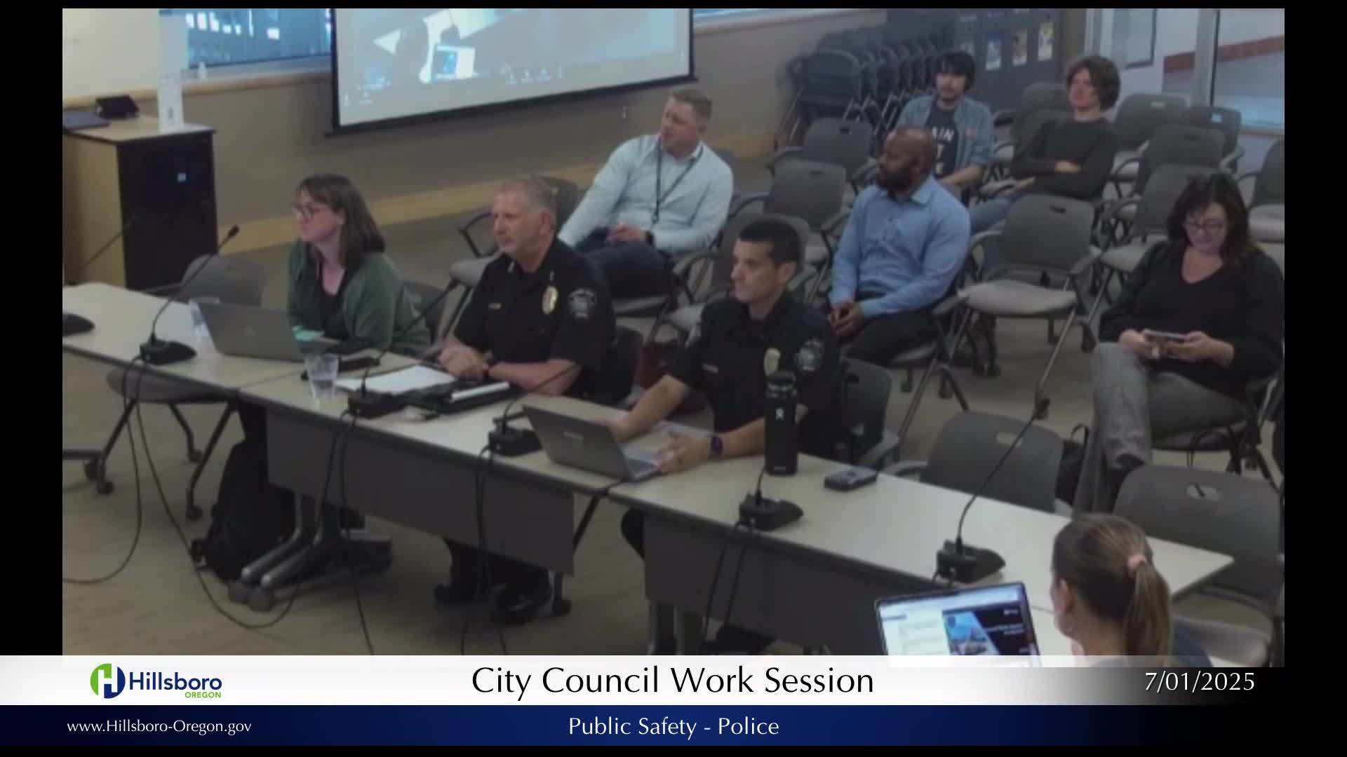 Hillsboro Police outline crime trends, organized‑retail response and 67,000‑sq‑ft headquarters plan