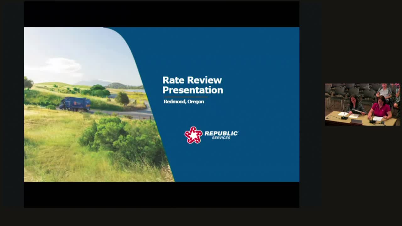 Republic Services seeks 6% rate increase for Redmond franchise; city staff recommended 3.9% amid reimbursement uncertainty