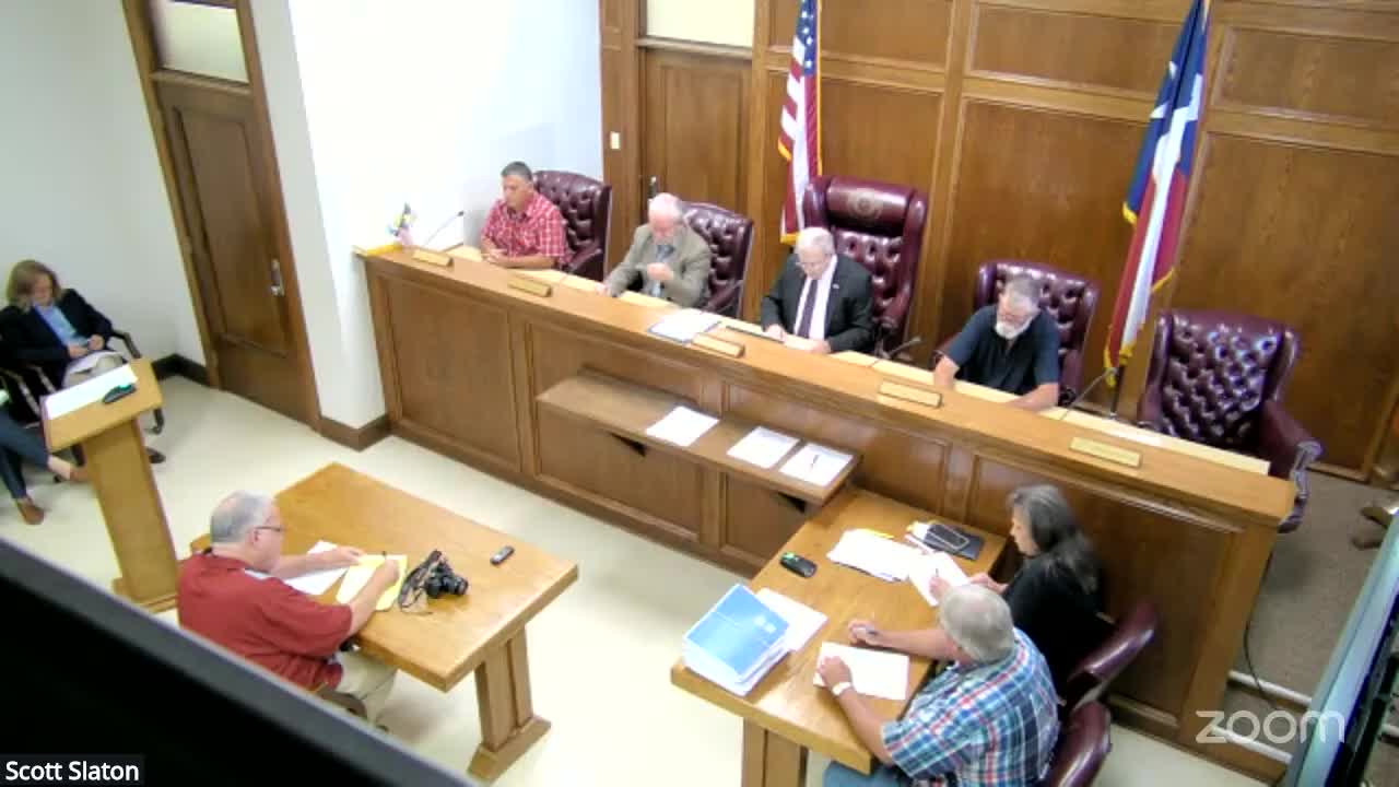 VanZant County Historical Commission Receives Distinguished Service Award from Texas Historical Commission