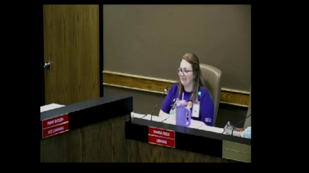 Library Director Shauna updates on new study rooms and furnishings