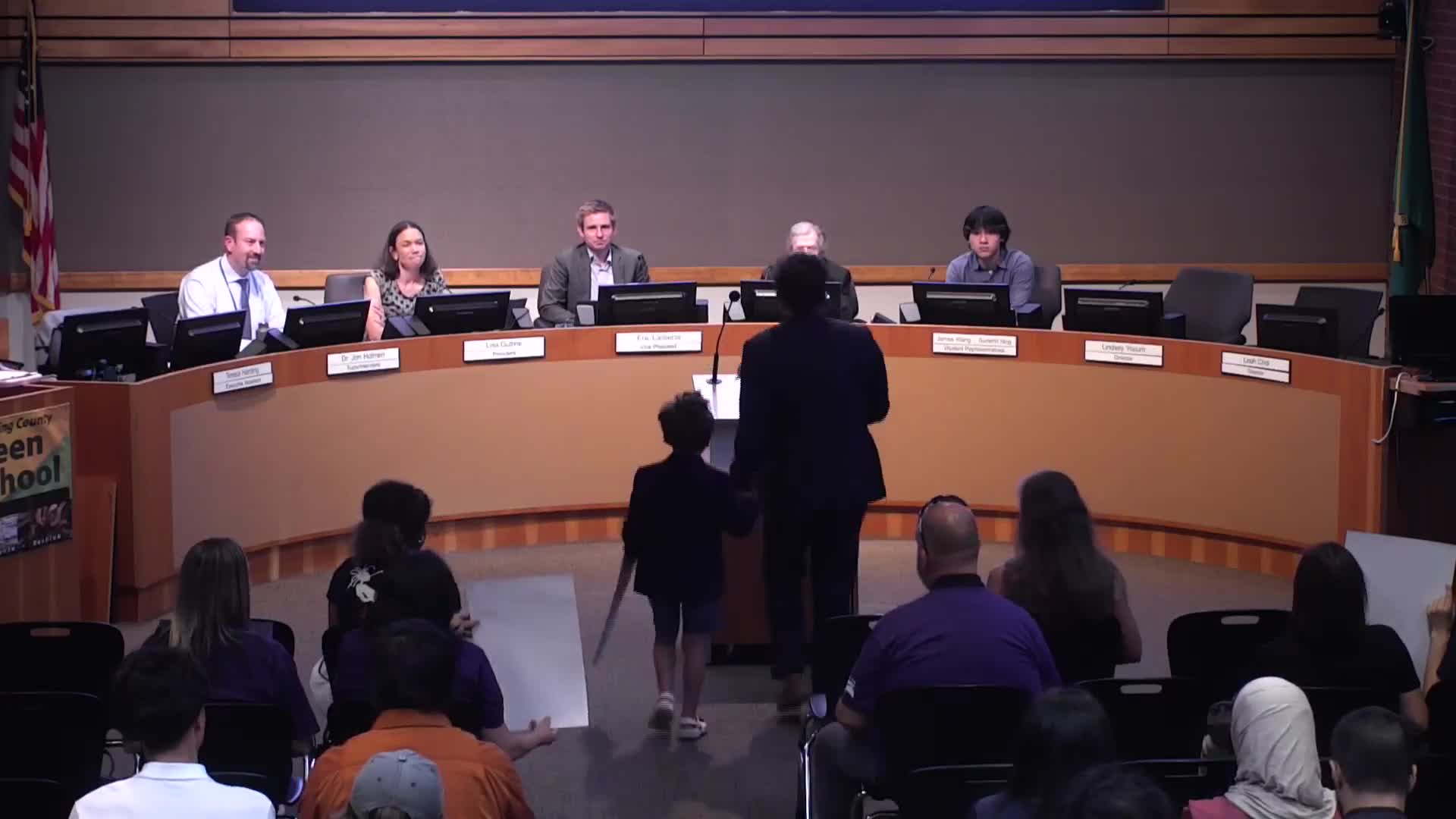 Parents, teachers and students urge district to keep full‑time safety specialist at International Community School