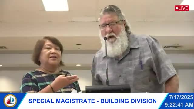 City Magistrate Orders Compliance Deadline for Illegal Property Modifications