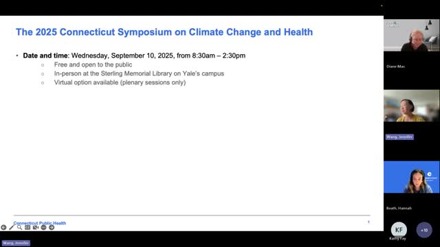 Yale Center Plans In-Person 2025 Climate Health Symposium at Sterling Memorial Library