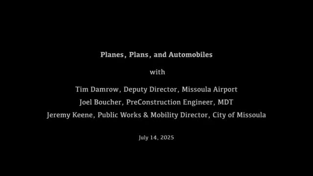 City Club Missoula hosts July Forum on Transportation Innovations