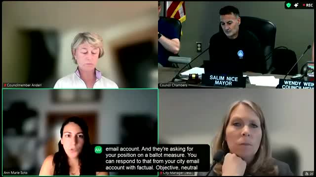 City Council Discusses Email Ethics and Announces Summer Break Plans
