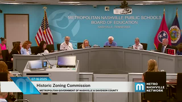Historic Zoning Commission Approves Consent Agenda for Multiple New Construction Projects
