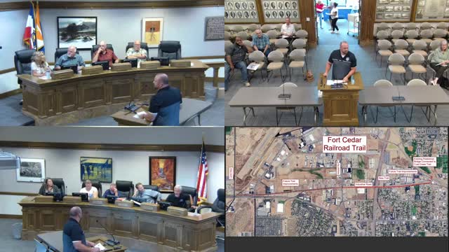 Commission Recommends Renaming Industrial Road Trail to Fort Cedar Railroad Trail