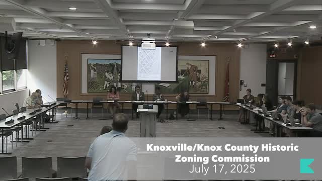Knoxville Planning Commission Reviews Proposed Home Design on Morgan Street