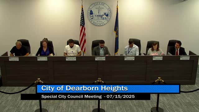 Dearborn Heights City Council Discusses Mazloum Legal Case in Closed Session
