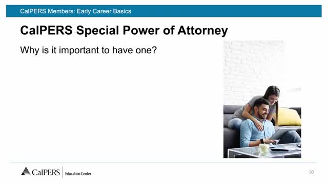CalPERS Power of Attorney Essential for Retirement and Survivor Benefits Management