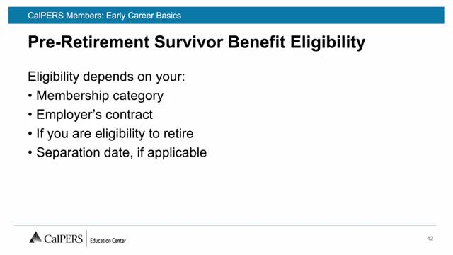 CalPERS outlines retirement benefits and options for public agency members