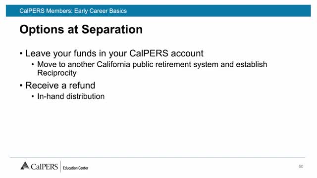 CalPERS Offers Refund Options and Educational Resources for Members
