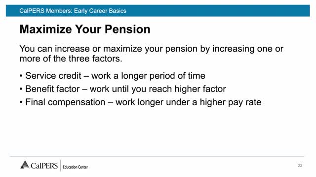CalPERS Offers Options to Increase Retirement Service Credit Through Purchases