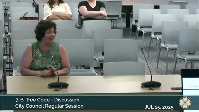 Lake Road Homeowner Challenges Council on Tree Removal Denial Amid Neighborhood Concerns