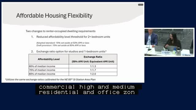Planning Commission proposes affordable housing amendments for larger rental units
