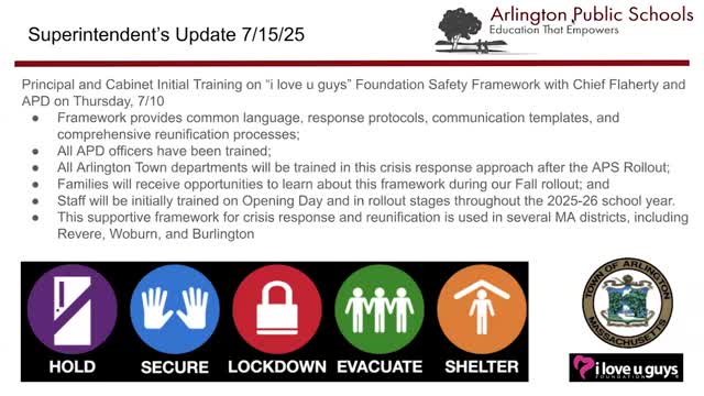 Arlington Schools Adopt New Safety Framework After Active Shooter Tragedy