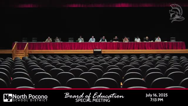 Board authorizes RFP for food service delivery van paid from food services fund