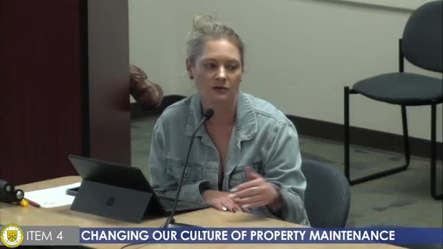 City Council outlines goals to cut vacant structures and improve property maintenance