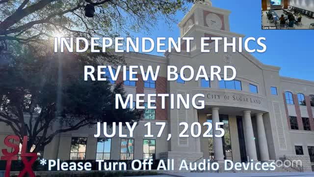 Sugar Land Ethics Board Reviews Irving's Campaign Finance Violation Case