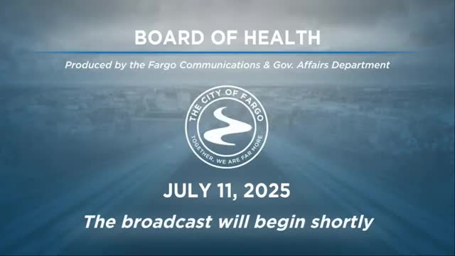 West Fargo Board of Health Approves Agenda and Receives Mental Health Platform Update