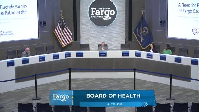 Fargo Cass Public Health outlines planned fluoride‑varnish program to reach disadvantaged populations