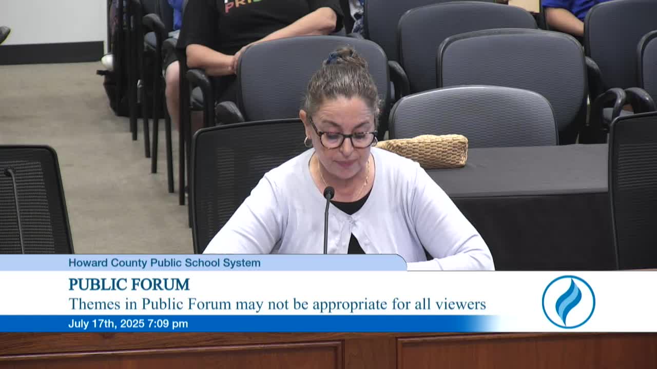 Karina Fisher criticizes Howard County redistricting plans for hurting community ties