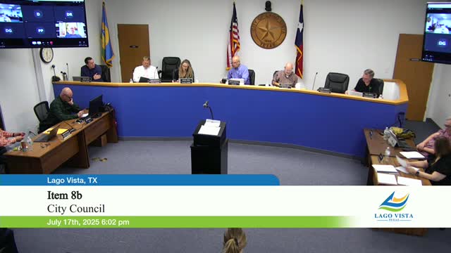 Lago Vista Council Discusses New Ordinance for Public Parkland Disclosure Rules