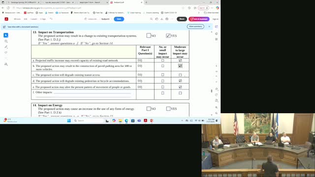 Planning Board Debates Mixed Use Development Feasibility Amid Traffic Concerns