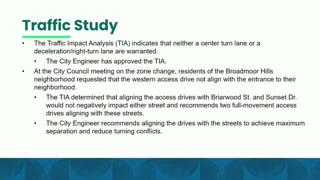 City Council Rejects Turn Lane Additions Following Traffic Impact Analysis