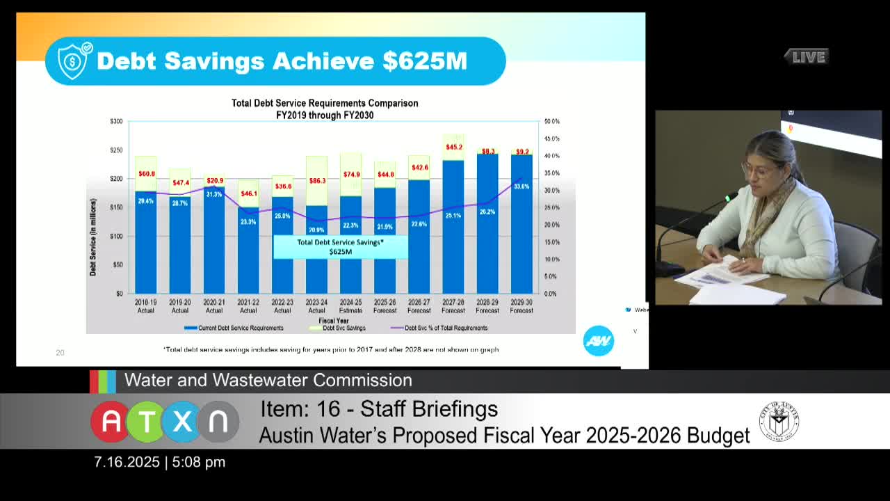 City Reports $625M Debt Savings Amid Rising Water and Wastewater Rates
