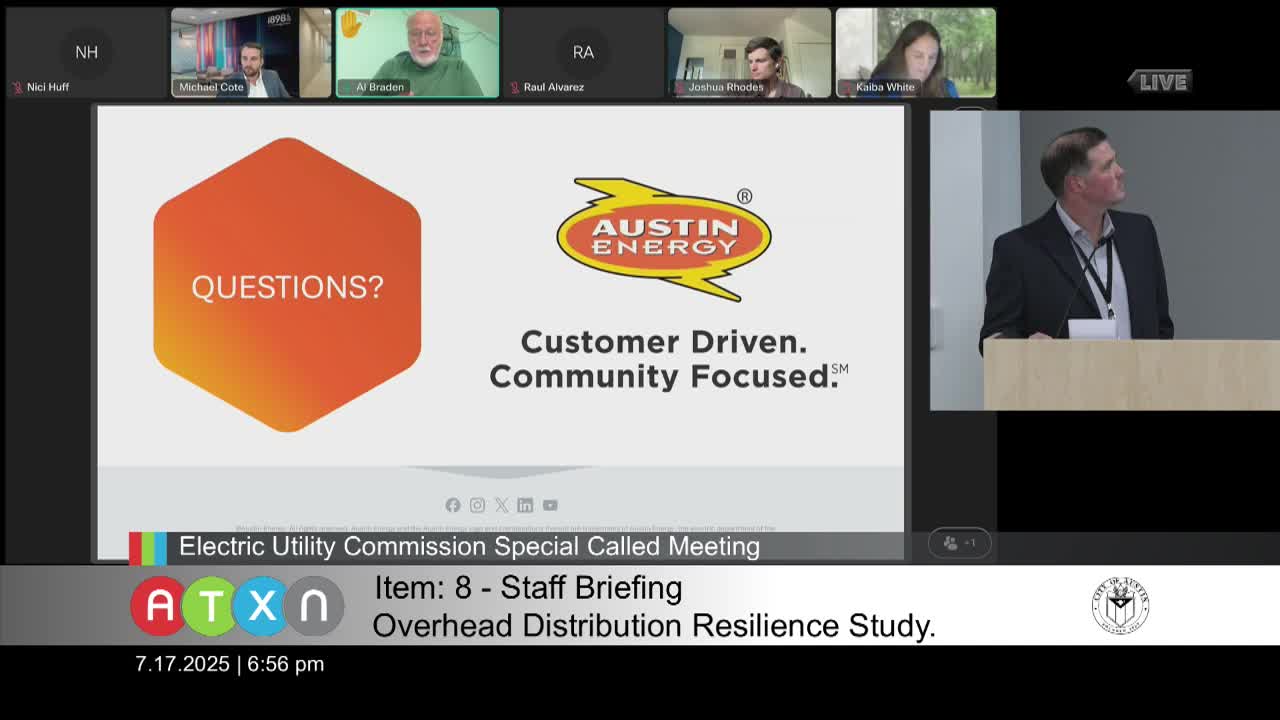Austin Energy outlines 2026 budget and distribution resiliency plans amidst legislative changes