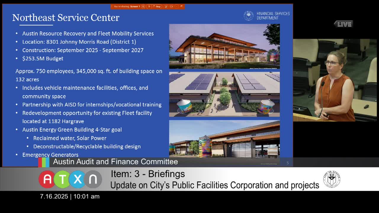 Austin Begins Construction of New Resource Recovery and Fleet Facility on Johnny Morris Road