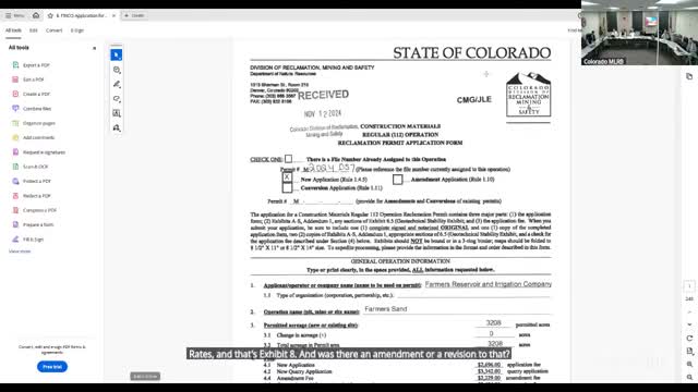 DRMS Completes Review of FRACCO's Permit Application After Addressing Concerns