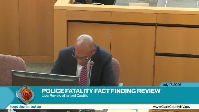 Sergeant Brosnan details officer response and life-saving efforts in Castillo incident
