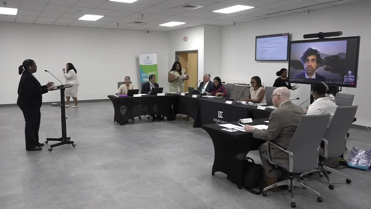 DeKalb Board Welcomes New Members and Commends Poll Workers for Election Success