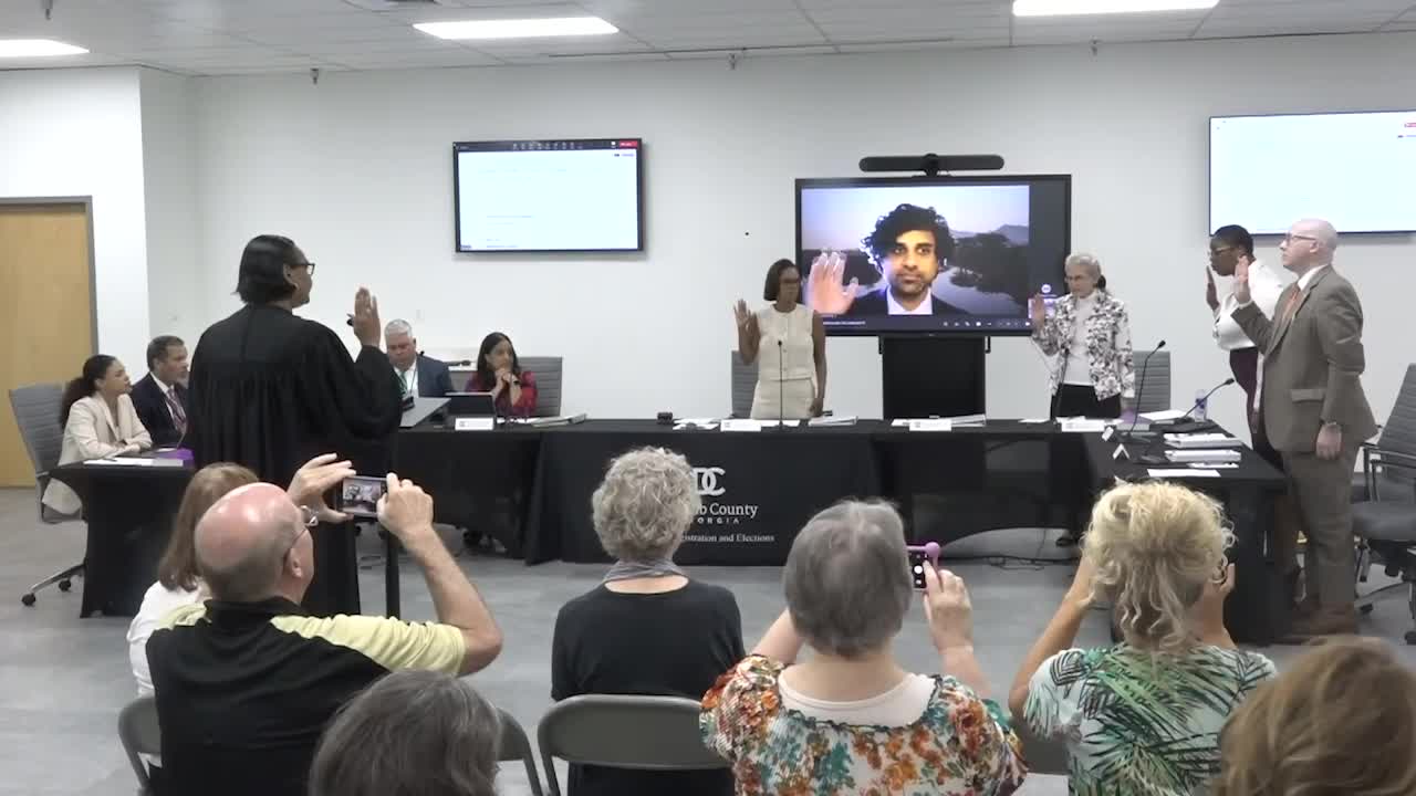 Georgia Elections Board Members Sworn in to Prevent Fraud and Uphold Laws