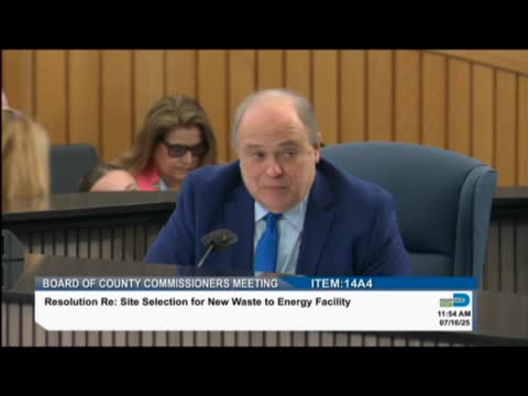 Commissioner Proposes Alternate Waste Facility Sites in Miami Dade County