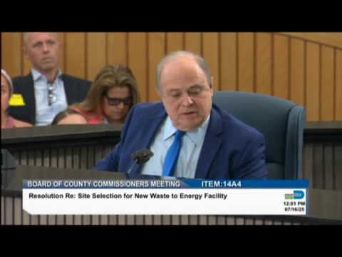 Commissioners Debate Solid Waste Facility Proposal in Doral Amid Landowner Concerns