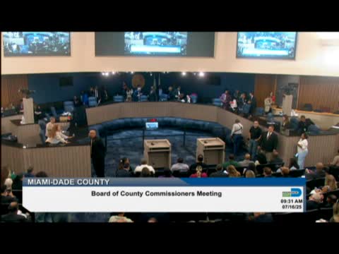 Miami Dade County Commissioners Begin Meeting With Prayer Led By Vice Mayor Stevens