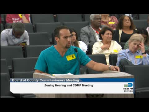 Miami-Dade County Commission Discusses Proposed Blue Nest Housing Developments and Community Concerns