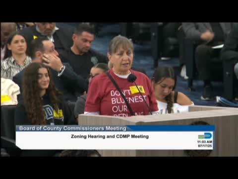 Residents Oppose Blue Nest Development in Homestead Due to Traffic and Environmental Concerns