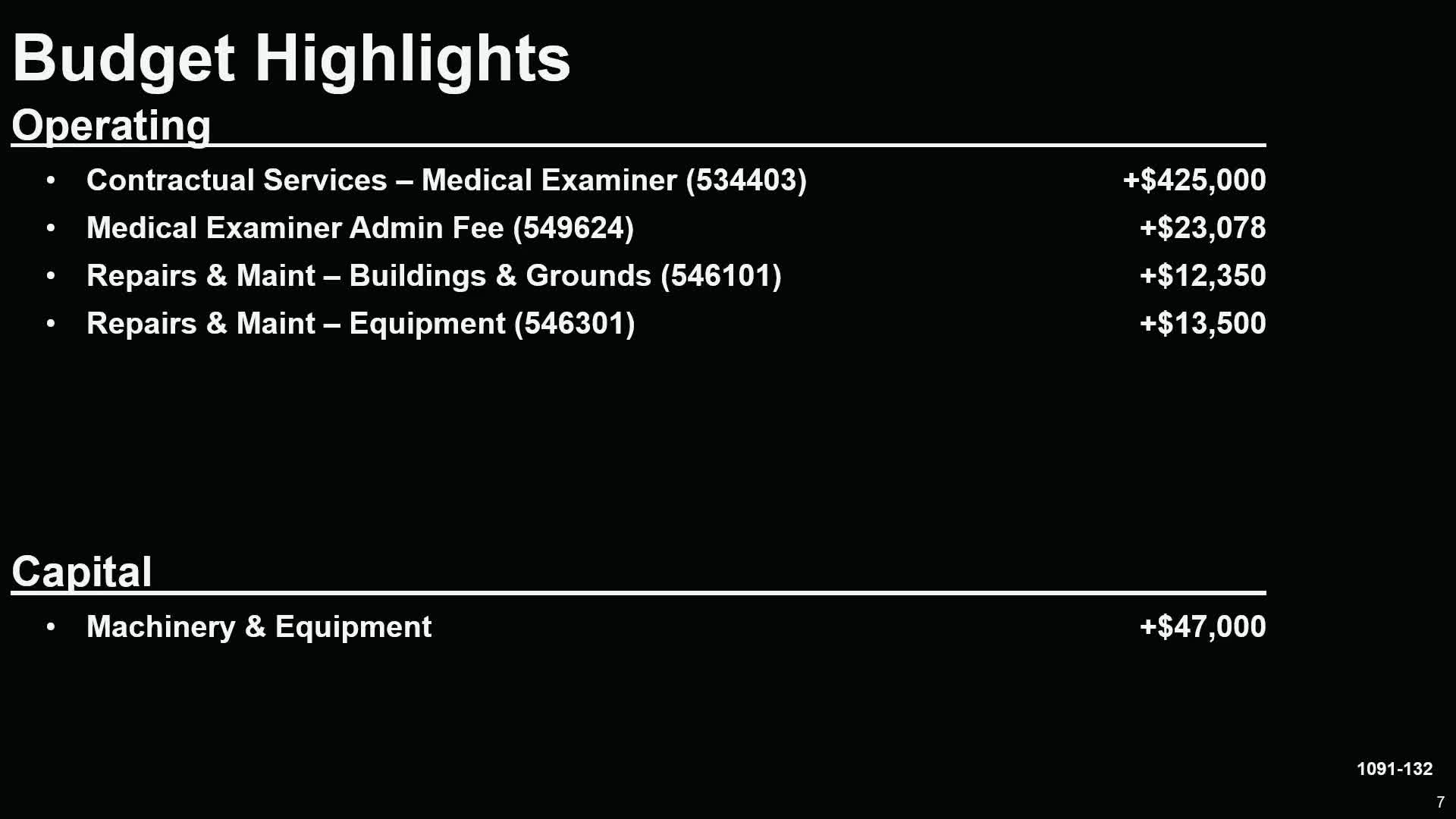 Marion County Commissioners Discuss $2M Capital Improvement Budget and Forensics Contract Increase