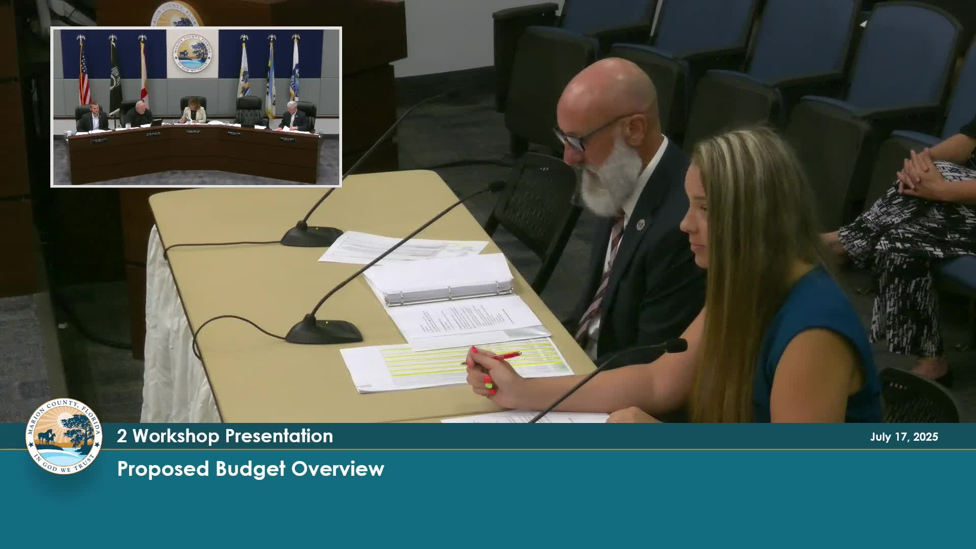 Marion County Discusses Budget for Parks RVs and Airport Infrastructure Enhancements