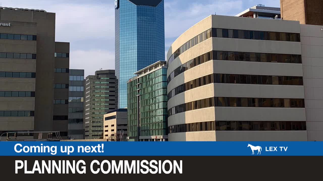 Eve Miller presents Blue Sky Small Area Plan update to Lexington Planning Commission