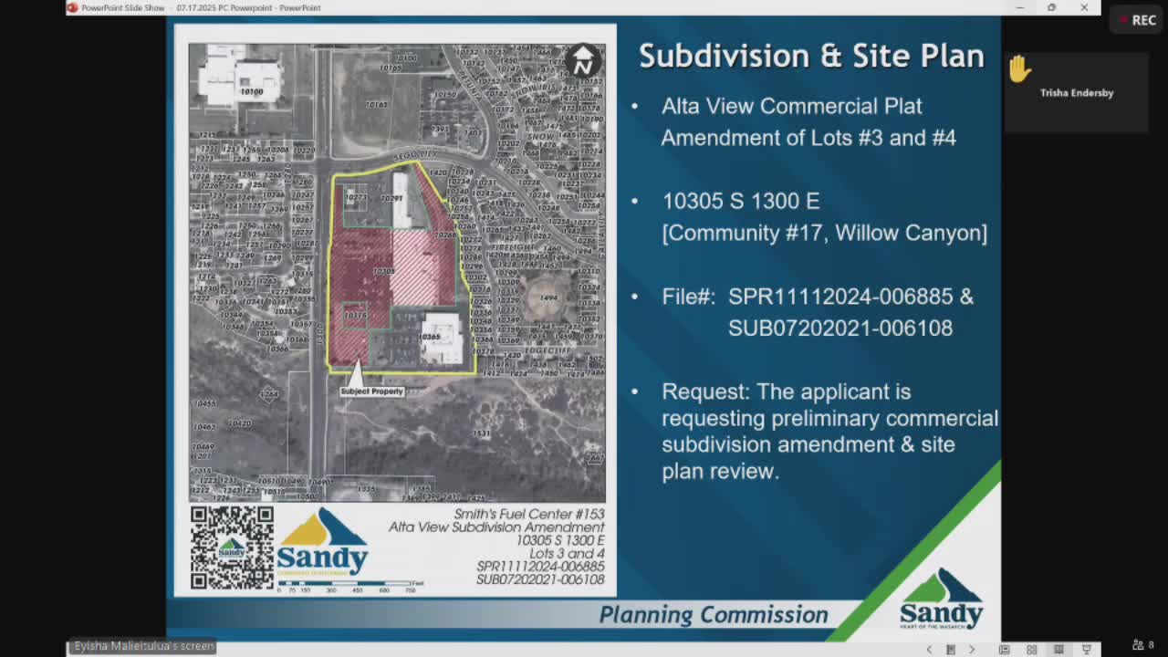 Planning Commission reviews new Smith's fuel center site plan in Sandy