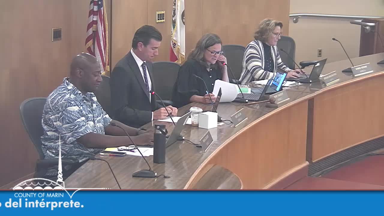Public Speakers Voice Concerns on Flood Control and Housing Issues in Marin County