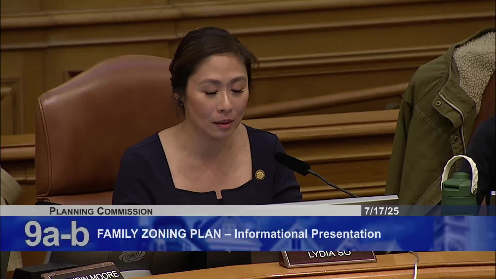 Commissioner Williams emphasizes urgency for San Francisco general plan amendments timeline