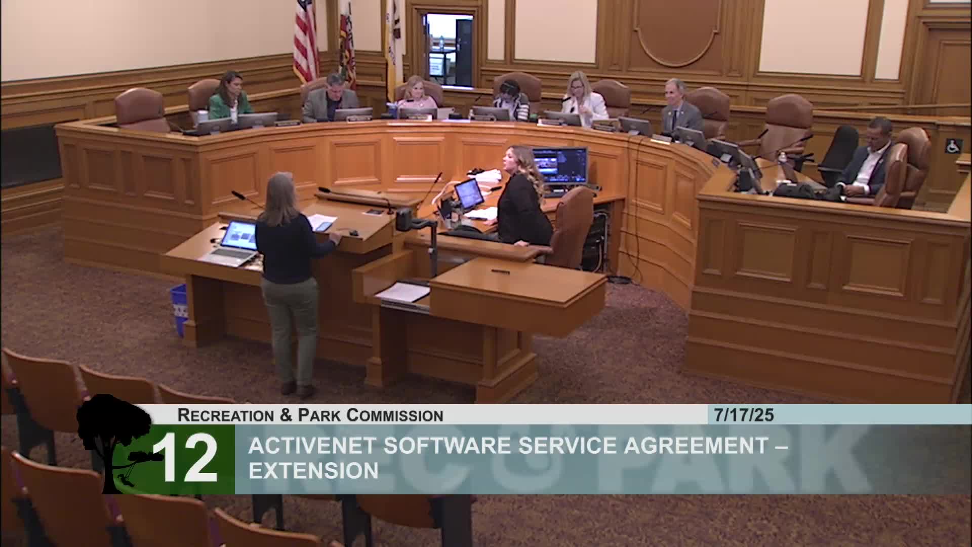 Commissioners Acknowledge Anne Marie's Contributions Before Closed Session